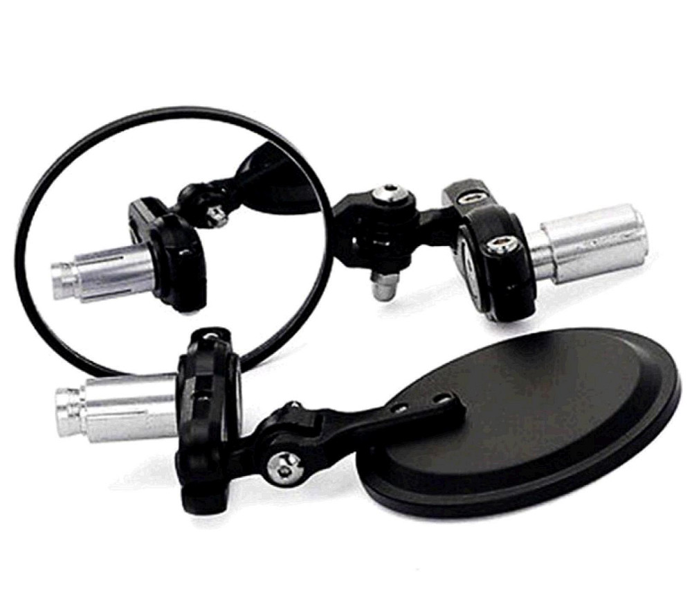 Дзеркала в кермо мотоцикла (метал D-80mm, всередину d-22mm) KOMATCU Киев - изображение 1