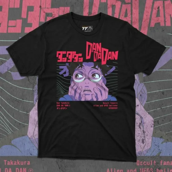 Футболка для подростка мальчика с принтом Дандадан Okurun 4 Размер 160 Anime10938 Днепр