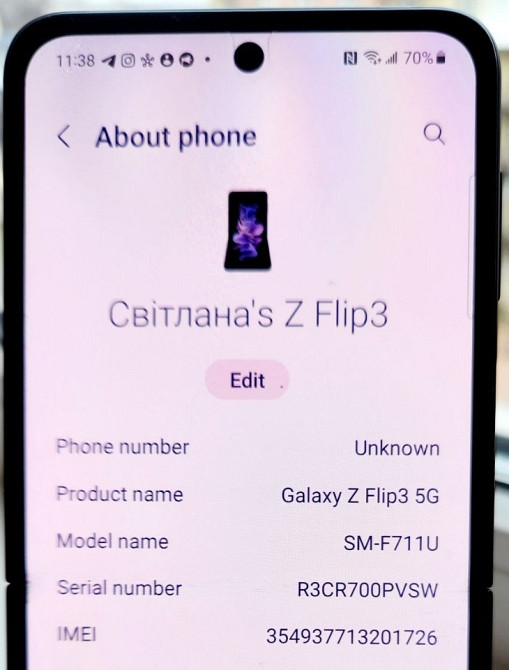 Смартфон Samsung Galaxy Flip 3 (USA) 8/128Gb. Харків - фото 7