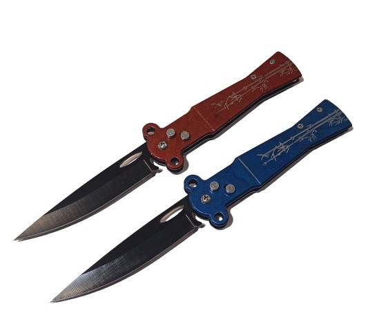 Ніж викидний середній Columbia Тотем V-016 червоні Дніпро - фото 1