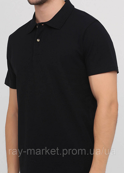 Поло базове Stedman Polo чоловіче чорне (ST3000-BLO) Київ - фото 3