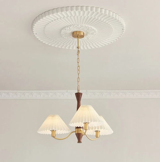 Люстра светодиодная потолочная 6912 Патриция (Золотистый) 3 плафона Киев - изображение 4