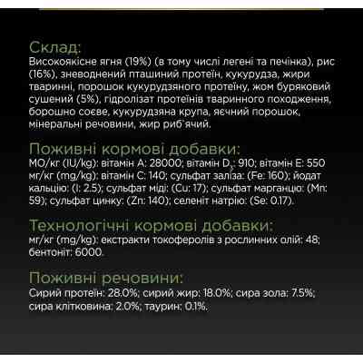 Сухой корм для собак Purina Pro Plan Large Athletic Adult 2+ Sensitive Digestion Для больших пород С ягненком 14 кг (7613035415591) Винница