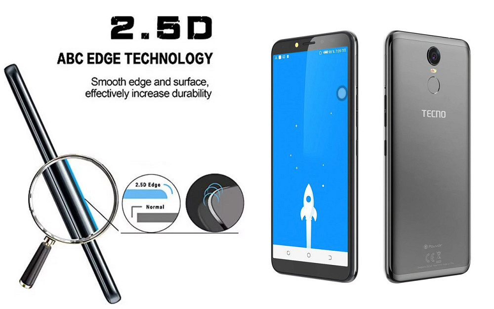 Защитное стекло ArmorGlass для TECNO Pouvoir 2 Pro (LA7 pro) – устойчивое к царапинам и ударам Киев - изображение 2
