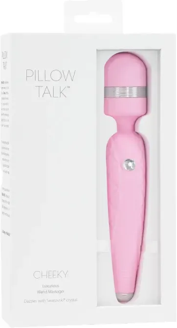 Розкішний вібромасажер PILLOW TALK - Cheeky Pink з кристалом Swarovsky, плавне підвищення потужності Львів - фото 7