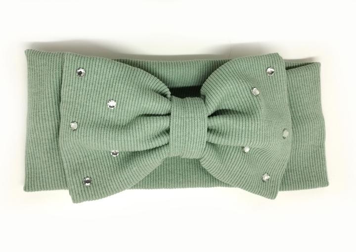 Пов'язка з бантом жіноча м'ятна Київ - фото 1