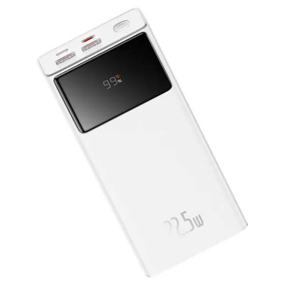 Зарядная батарея Baseus Star-Lord Digital Display 20000mAh Fast Charge 22.5W PPXJ080002 (Белый) Винница