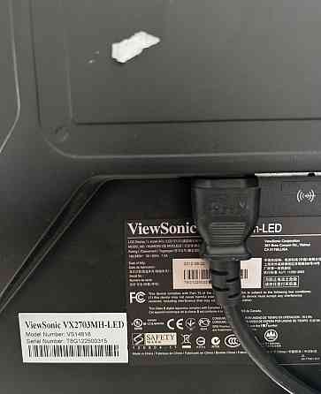 Монітор 27" ViewSonic VX2703MH-LED Київ