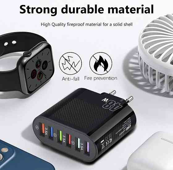 Быстрая зарядка на 6 USB порта USB Quick Charge 3,0 Киев