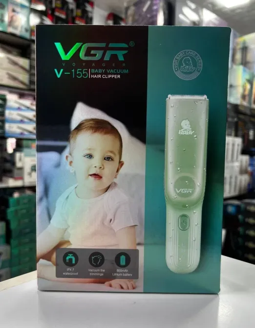 Машинка для стрижки волосся дітей VGR V-155 3 насадки, тиха робота, від акумулятора або мережі Одеса - фото 5