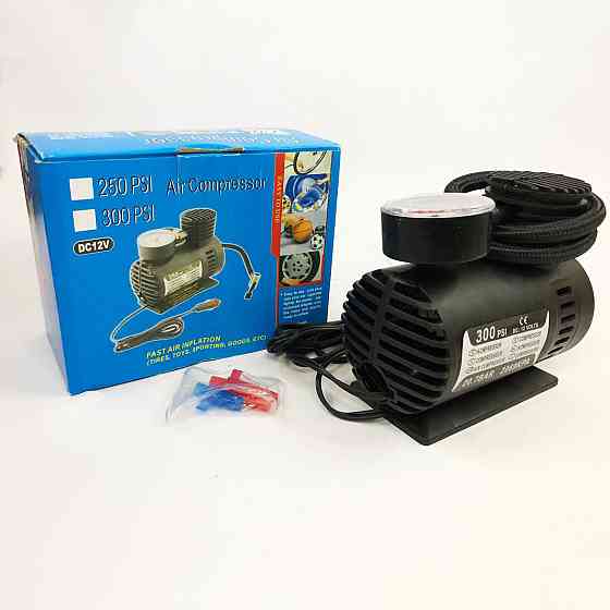 Портативный аккумуляторный pump, Компрессор для колес машины, Портативный автомобильный насос ZS-57 Львов