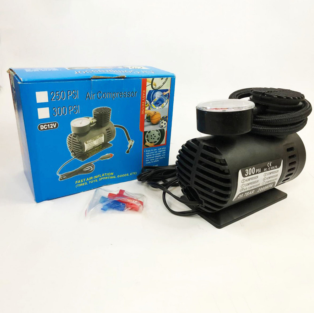 Портативный аккумуляторный pump, Компрессор для колес машины, Портативный автомобильный насос ZS-57 Львов - изображение 2