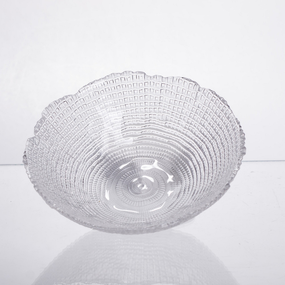 Yiwu Салатниця маленька скляна прозора 350 мл кругла 64486-50 Коломыя - изображение 2