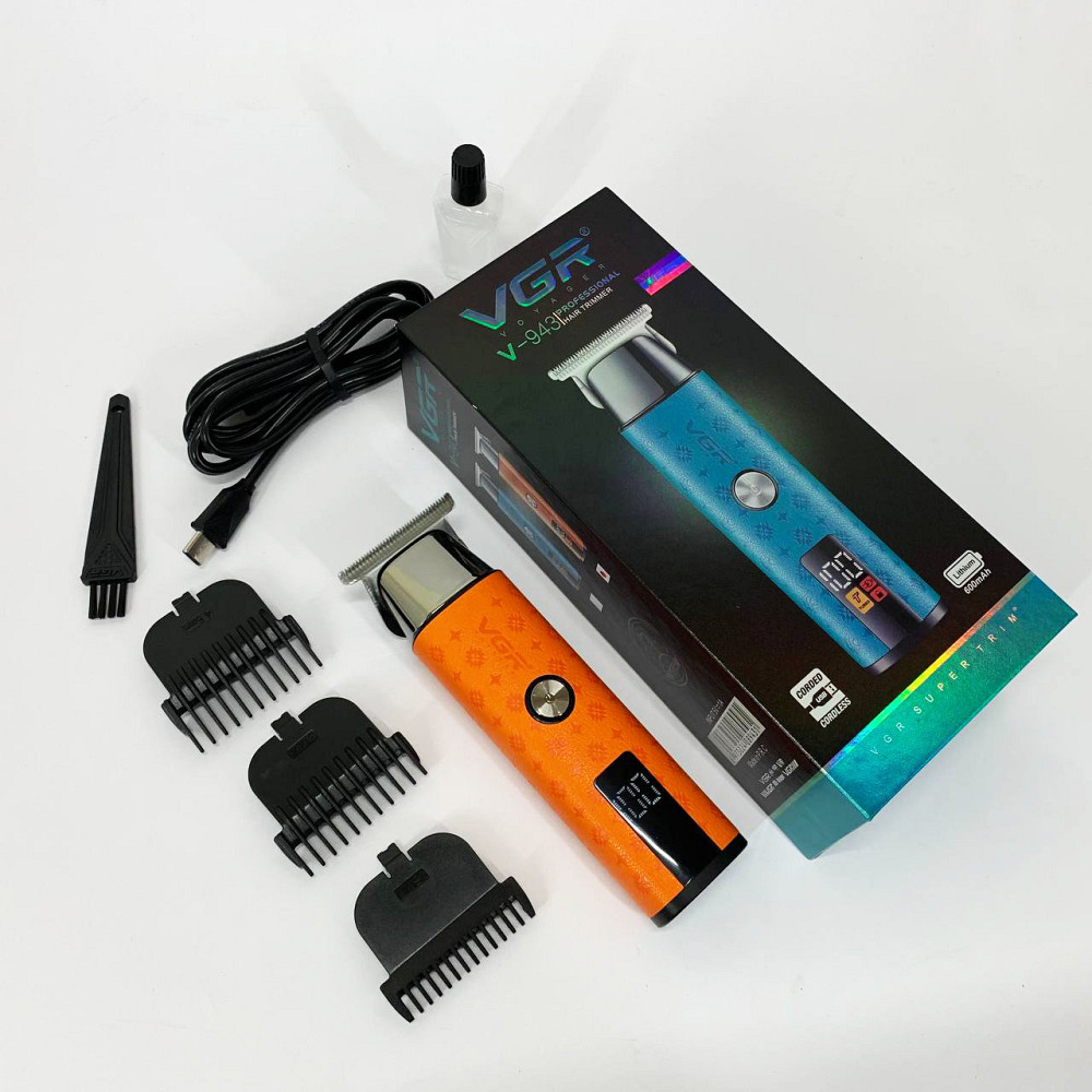 Электрическая машинка для стрижки бытовая VGR, Машинка-триммер 3 в 1 для стрижки волос FN-84 Львов - изображение 14