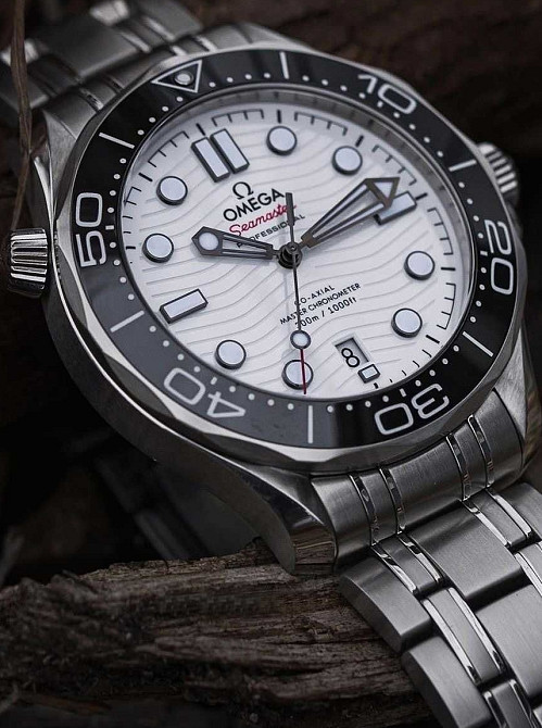 Швейцарський годинник Omega Seamaster White 300m. Харків - фото 8