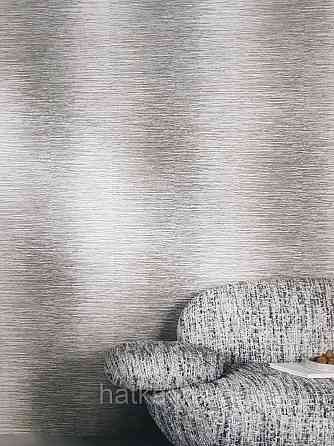 Шпалери вінілові на флізеліні Grandeco Textured vibes 0.53x10 смуги розмиті структурні чорні сірі Київ