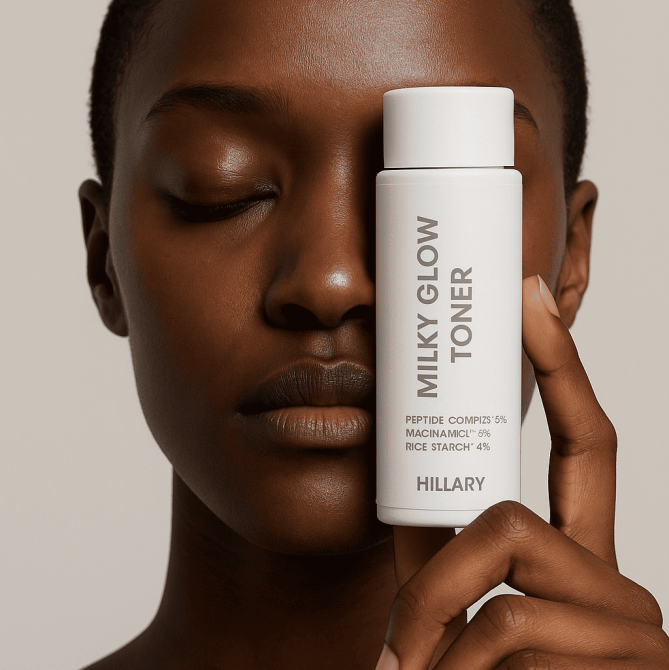 Тонер-молочко для зволоження та освітлення шкіри Milky Glow Toner Hillary 100 мл Київ - фото 10