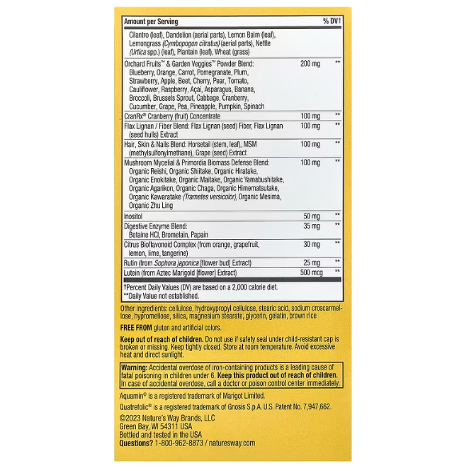 Вітаміни для жінок Nature's Way Alive Complete Multivitamin 90 таблеток Київ - фото 4