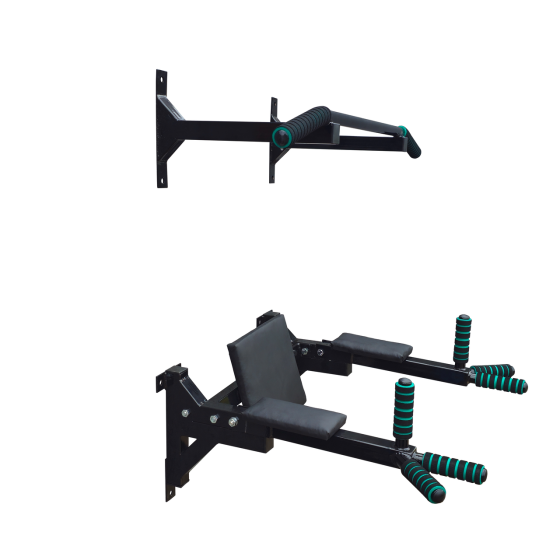 Комплект турнік бруси і прес настінні підйомні складні для дому Київ