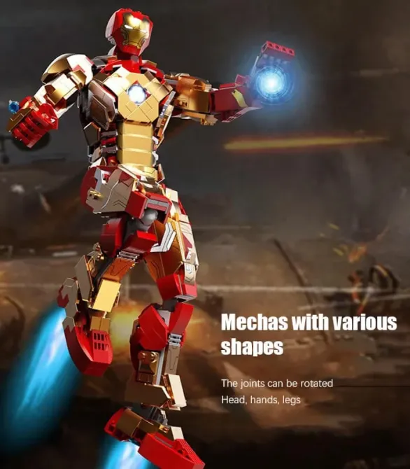 Конструктор Железный человек Iron Man Mechanical Mark 42, 1126 деталь Киев - изображение 4