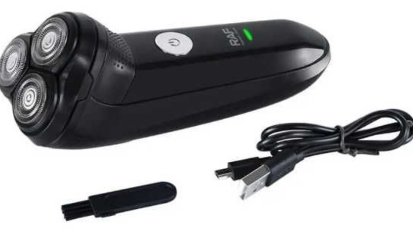 Акумуляторна Бритва RAF R-4040 USB чорна 3Вт Харків - фото 3
