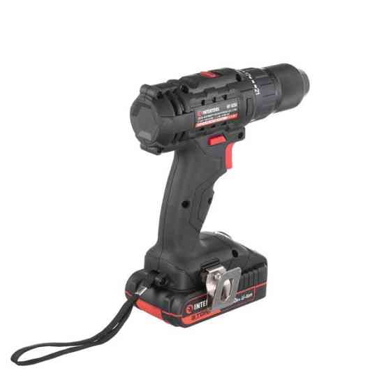 Дриль-шурупокрут акумуляторний INTERTOOL WT-0350, 20 В, 35 Nm, 1500 об/хв, 2-13 мм, Li-ion, 2,0 Ач, ЗП 2 A - з кейсом та акб Львів