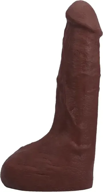 Фалоімітатор, що кінчає Doc Johnson The Realistic Cock ULTRASKYN - Squirting 9,5 Inch Chocolate Львів - фото 2
