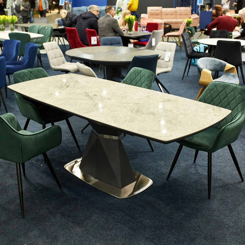 Стілець LINEA VELVET чорний каркас/зелений BL.78 Київ - фото 17