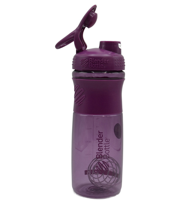 Шейкер спортивний (пляшка) BlenderBottle SportMixer Flip 28oz/820ml Plum Луцьк - фото 6