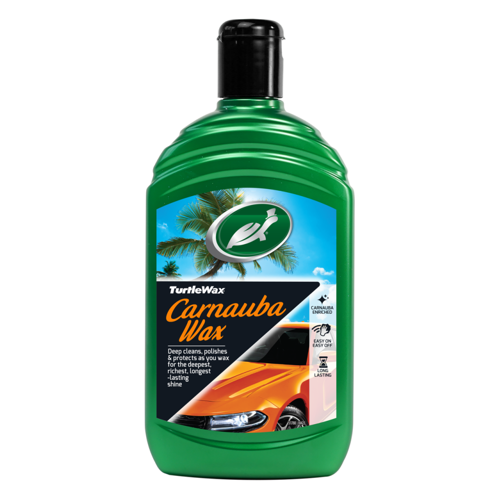 TURTLE WAX 53002 — Рідка поліроль з воском Карнауба Carnauba Wax 500 мл | Глибокий блиск, гладкість та захист кузова Ковель - фото 1