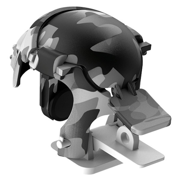 Игровой контроллер (джойстик, геймпад, триггер) Baseus Level 3 Helmet PUBG Gadget GA03 GMGA03-A02 (Camouflage Серый) Николаев - изображение 2