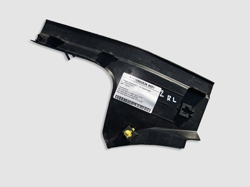 Mercedes-Benz  A2126860536 9051 Накладка порога чорна внутрішня задня ліва E-Class W212 CLS C218 Одеса - фото 2