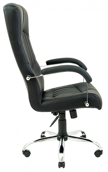 Офисное Кресло Руководителя Richman Hermes Fly 2230 Хром М1 Tilt Черный Днепр - изображение 3