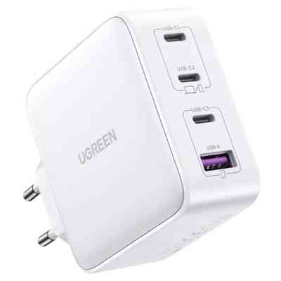 Зарядное устройство Ugreen 4xUSB 100W (3хUSB-C+USB-A) Gan white CD226 (15337) Винница