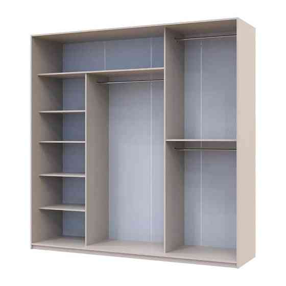 Шкаф-купе Doros Сити Лайт Кашемир 3 зеркала 225х60х225 (DRS-011811) Днепр