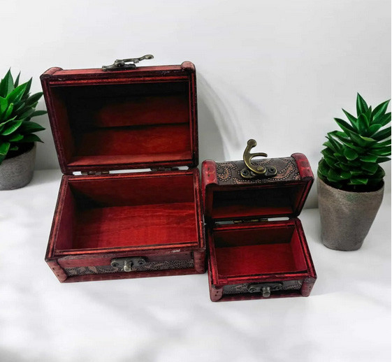 Сундучки для украшений дерево набор 2 шт Киев - изображение 2