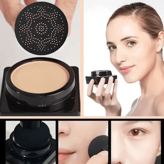 Тональный крем кушон для лица + спонжик Beauty Linasi Red O`CHEAL, Натуральный оттенок Коломия