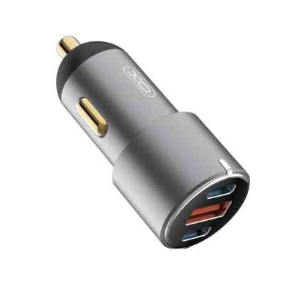 Зарядное устройство XO CC45 1 USB QC 3.0 + 2 Type-C PD (60W) Black (XO-CC45-BK) Винница