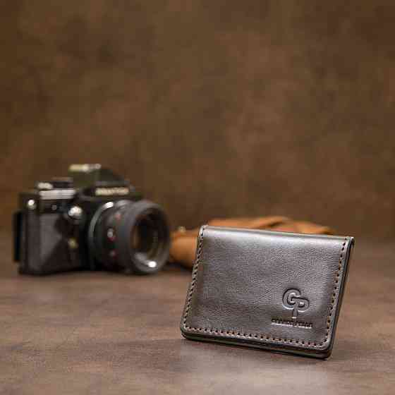 Кожаная визитница GRANDE PELLE 11488 Коричневый Киев