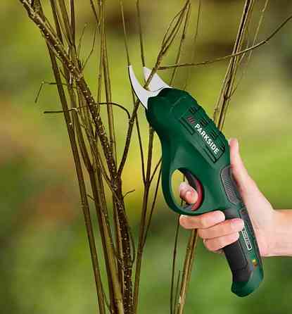 Акумуляторний секатор PARKSIDE PAAS 4 A1 (4 В, Ø різання 14 мм, Softgrip, Німеччина) Київ