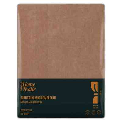 Штора Ardesto микровелюр 100% полиэстер, 150х270 см шоколад (ART1010CH) Винница