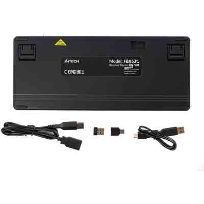 Клавіатура A4Tech FBX53C Wireless/Bluetooth UA Black (4711421001908) Вінниця