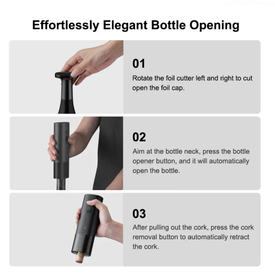 Штопор Xiaomi Mijia Electric Red Wine Bottle Opener Одесса