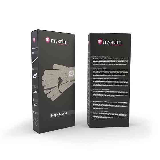 Рукавички для електростимуляції Mystim Magic Gloves, дуже ніжний вплив Sex Aura Київ
