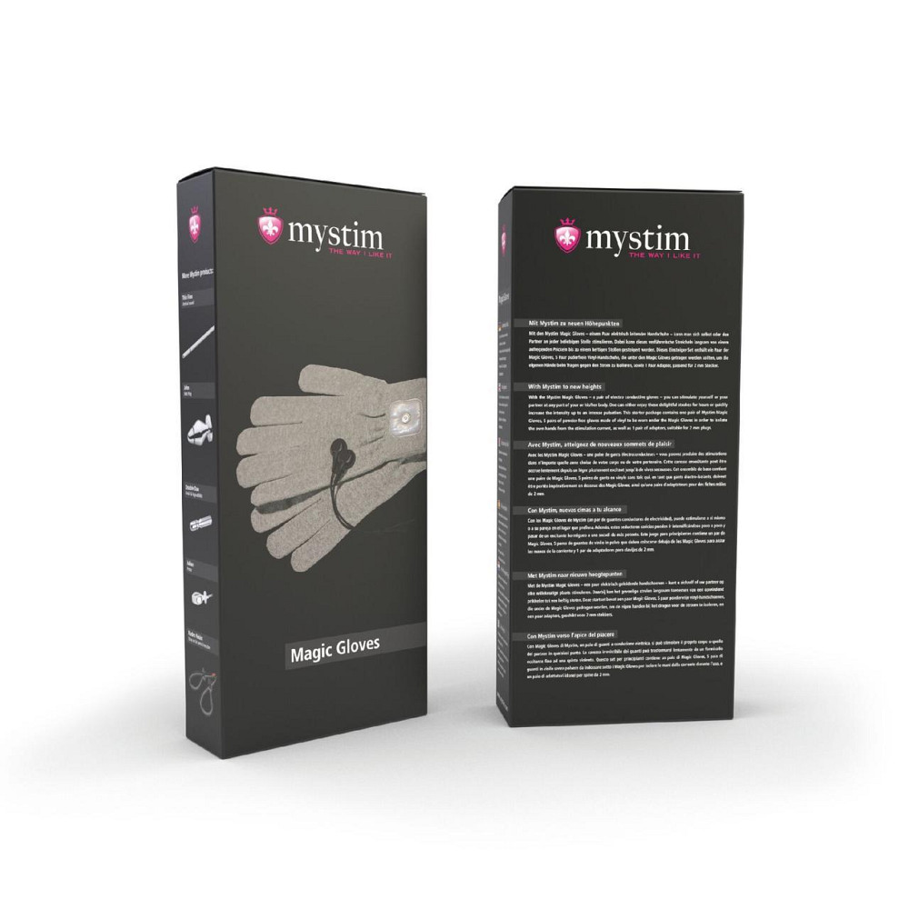 Рукавички для електростимуляції Mystim Magic Gloves, дуже ніжний вплив Sex Aura Київ - фото 4