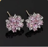 Біжутерія Жіночі сережки-гвоздики Сережки з нержавіючої сталі CZ Гіпоалергенні гвоздики з кубічного цирконія Дніпро - фото 2