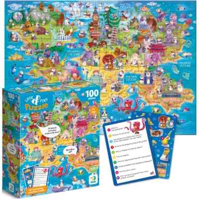 Пазл DoDo Вімельпазл Світ пінгвінів, 100 елементів (300670) Вінниця