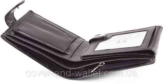 Шкіряний чоловічий портмоне з гладкої шкіри ST B 102 Leather Київ
