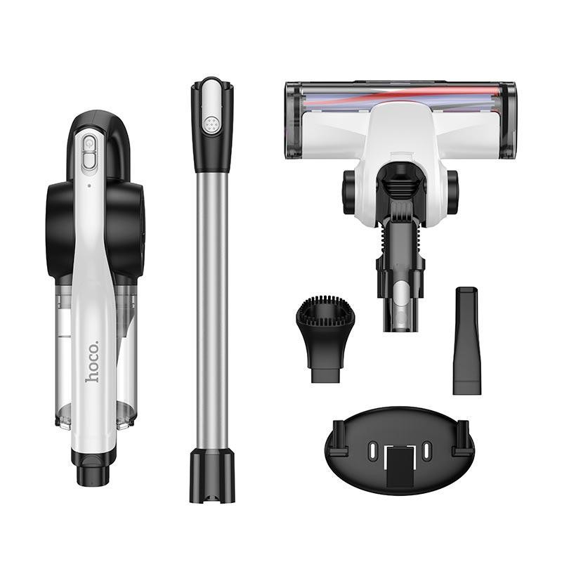 Пилосос бездротовий ручний Hoco HY11, чорно-білий Вінниця - фото 6