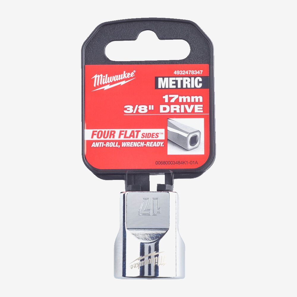 Головка хромированная метрическая 3/8'' MILWAUKEE, 17мм Одесса - изображение 2